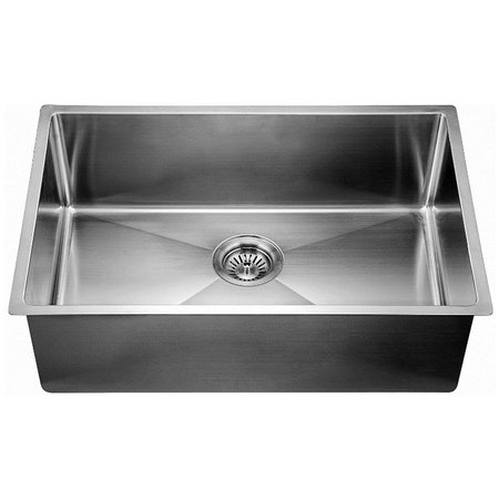 DAWN Undermount Extra Small Corner Radius Single Bowls 10 x 18 x 295 in XSR281610